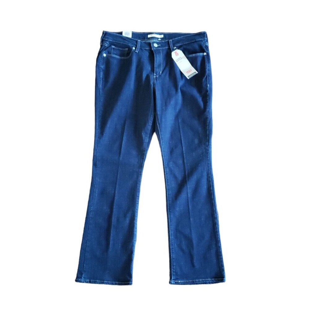 Levi's 415 Classic Boot Cut Sculpt Hypersoft Women Stretch Denim Jeans Size 16W - Picture 1 of 16